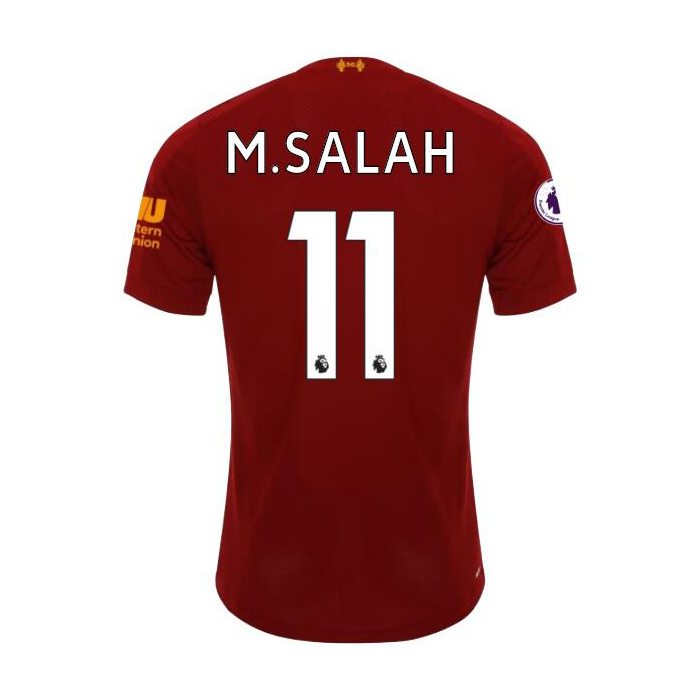 Miesten Jalkapallo Mohamed Salah 11 Kotipaita Punainen Pelipaita 2019/20 Lyhythihainen Paita