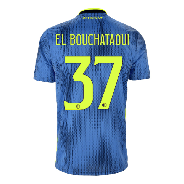 Lapset Jalkapallo Achraf El Bouchataoui 37 Vieraspaita Sininen Pelipaita 2019/20 Lyhythihainen Paita