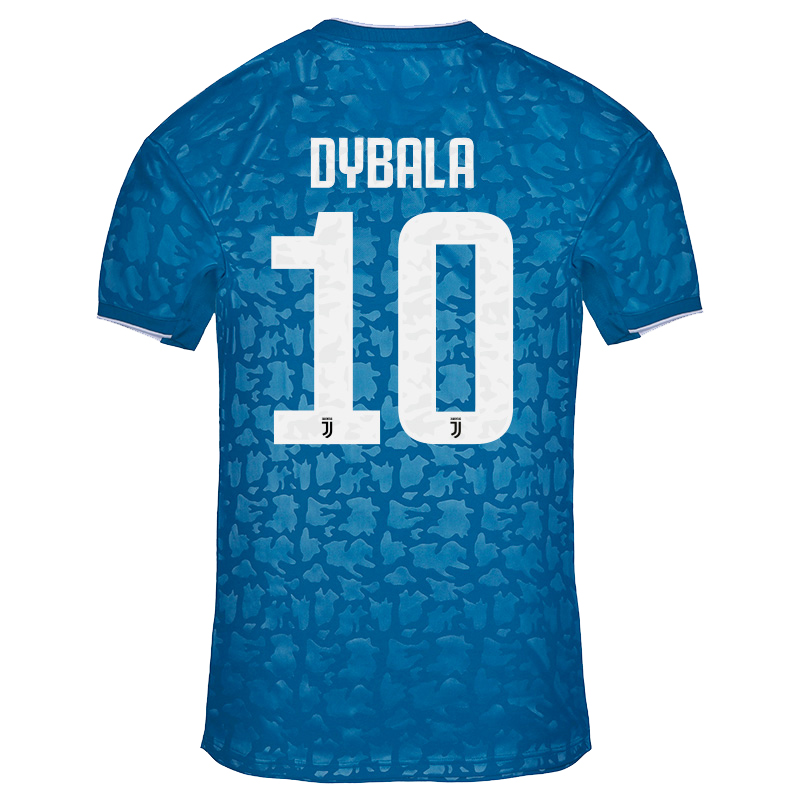 Lapset Jalkapallo Paulo Dybala 10 3. Paita Sininen Pelipaita 2019/20 Lyhythihainen Paita