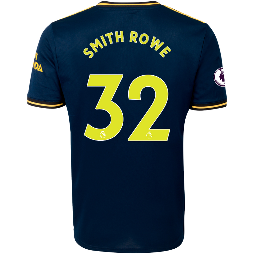 Lapset Jalkapallo Smith Rowe 32 3. Paita Tummansininen Pelipaita 2019/20 Lyhythihainen Paita