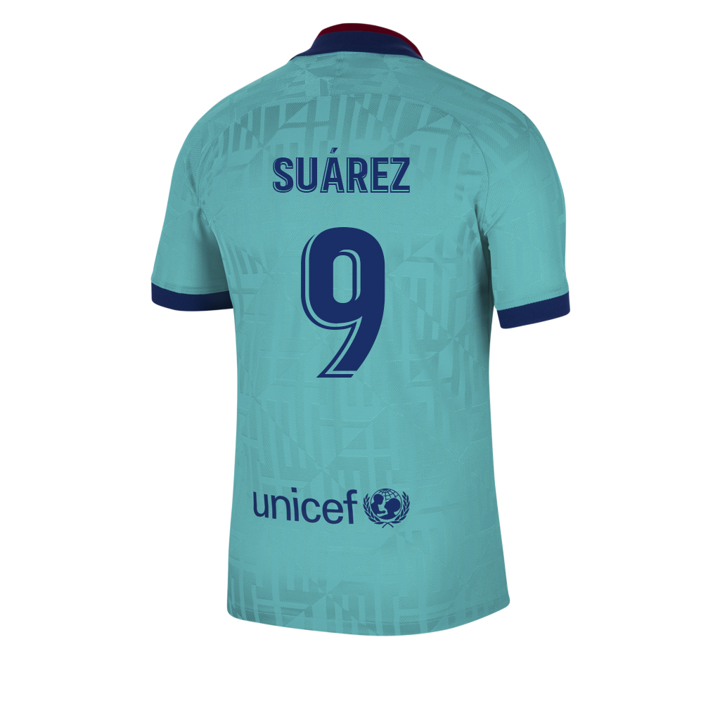 Lapset Jalkapallo Luis Suarez 9 3. Paita Sininen Pelipaita 2019/20 Lyhythihainen Paita
