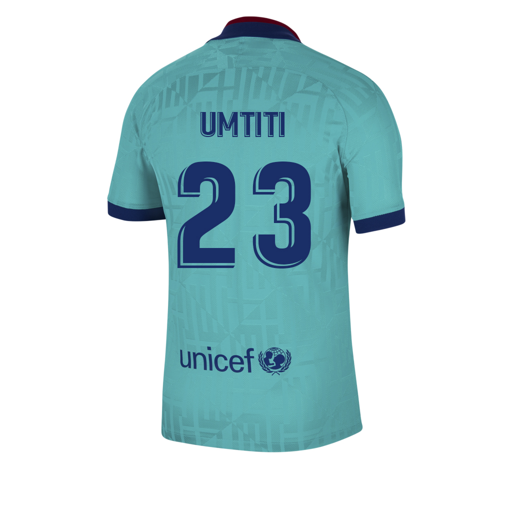 Lapset Jalkapallo Samuel Umtiti 23 3. Paita Sininen Pelipaita 2019/20 Lyhythihainen Paita