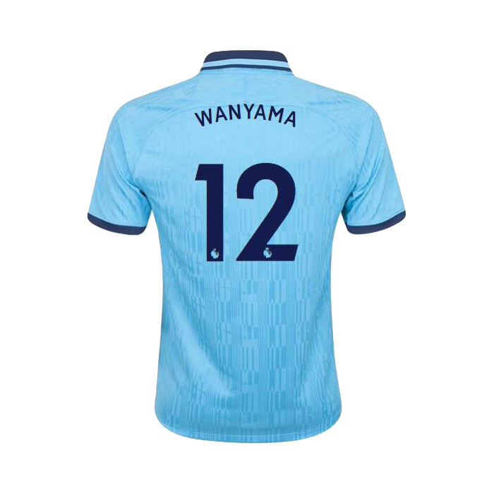 Lapset Jalkapallo Victor Wanyama 12 3. Paita Sininen Pelipaita 2019/20 Lyhythihainen Paita
