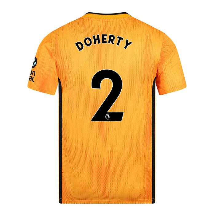 Lapset Jalkapallo Matt Doherty 2 Kotipaita Keltainen Pelipaita 2019/20 Lyhythihainen Paita