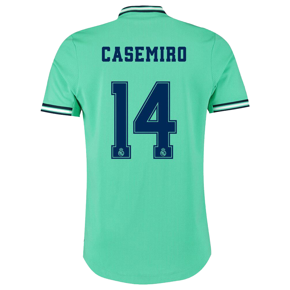 Lapset Jalkapallo Casemiro 14 3. Paita Vihreä Pelipaita 2019/20 Lyhythihainen Paita