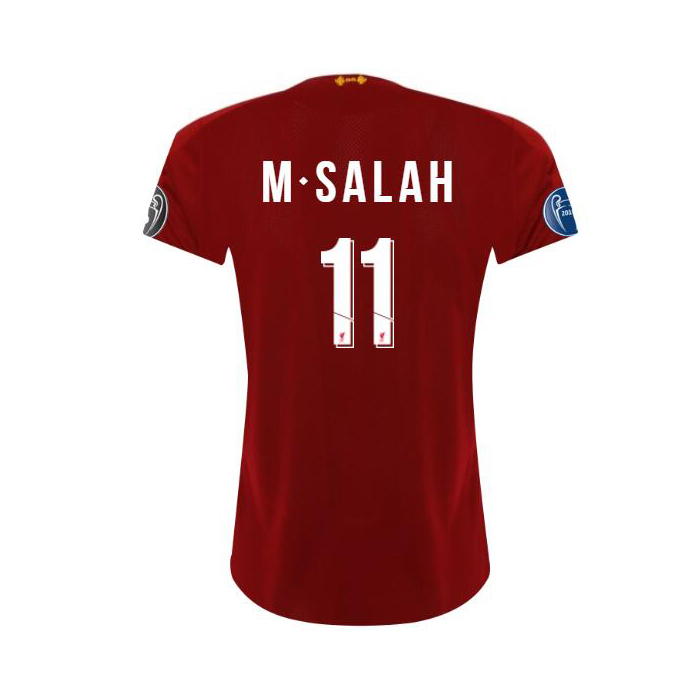 Naisten Jalkapallo Mohamed Salah 11 Kotipaita Punainen Pelipaita 2019/20 Lyhythihainen Paita