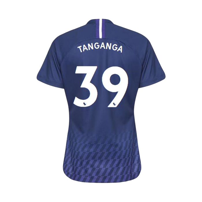 Naisten Jalkapallo Japhet Tanganga 39 Vieraspaita Kuninkaallinen Pelipaita 2019/20 Lyhythihainen Paita