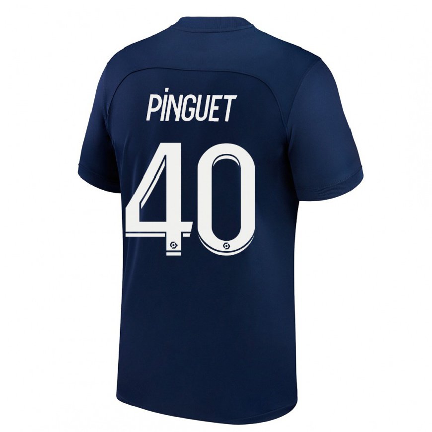 Kandiny Lapset Alice Pinguet #40 Tumma Sininen Punainen Kotipaita 2022/23 Lyhythihainen Paita T-paita