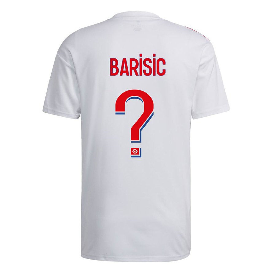 Kandiny Lapset Teo Barisic #0 Valkoinen Sininen Punainen Kotipaita 2022/23 Lyhythihainen Paita T-paita