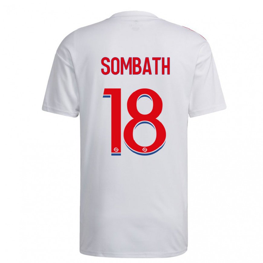 Kandiny Lapset Alice Sombath #18 Valkoinen Sininen Punainen Kotipaita 2022/23 Lyhythihainen Paita T-paita