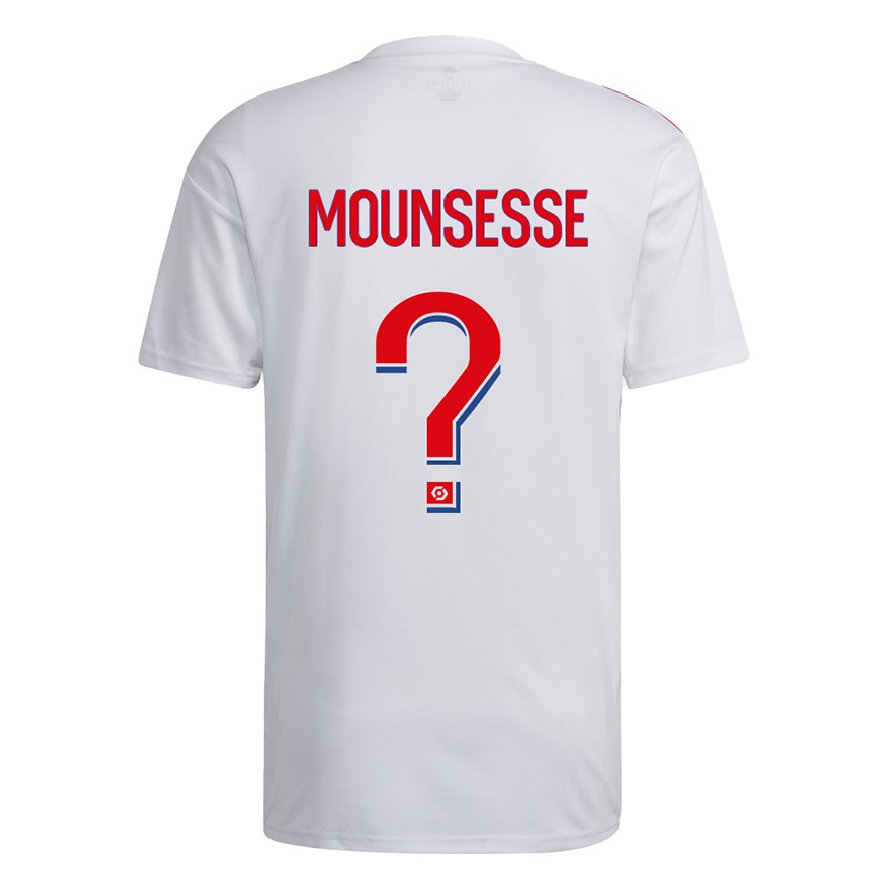 Kandiny Lapset Jeremy Mounsesse #0 Valkoinen Sininen Punainen Kotipaita 2022/23 Lyhythihainen Paita T-paita