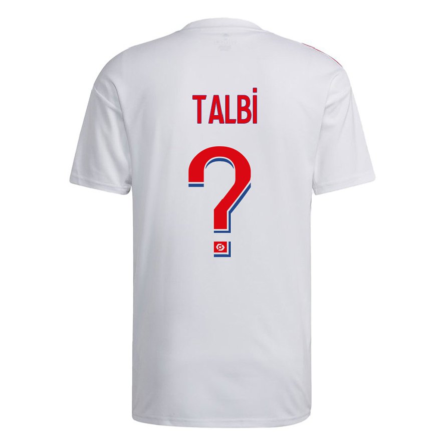 Kandiny Lapset Ryad Talbi #0 Valkoinen Sininen Punainen Kotipaita 2022/23 Lyhythihainen Paita T-paita