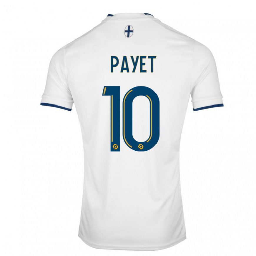 Kandiny Lapset Dimitri Payet #10 Valkoinen Safiiri Kotipaita 2022/23 Lyhythihainen Paita T-paita