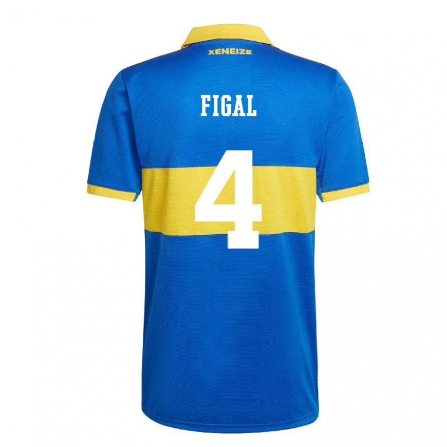 Kandiny Lapset Nicolas Figal #4 Olympiakeltainen Kotipaita 2022/23 Lyhythihainen Paita T-paita