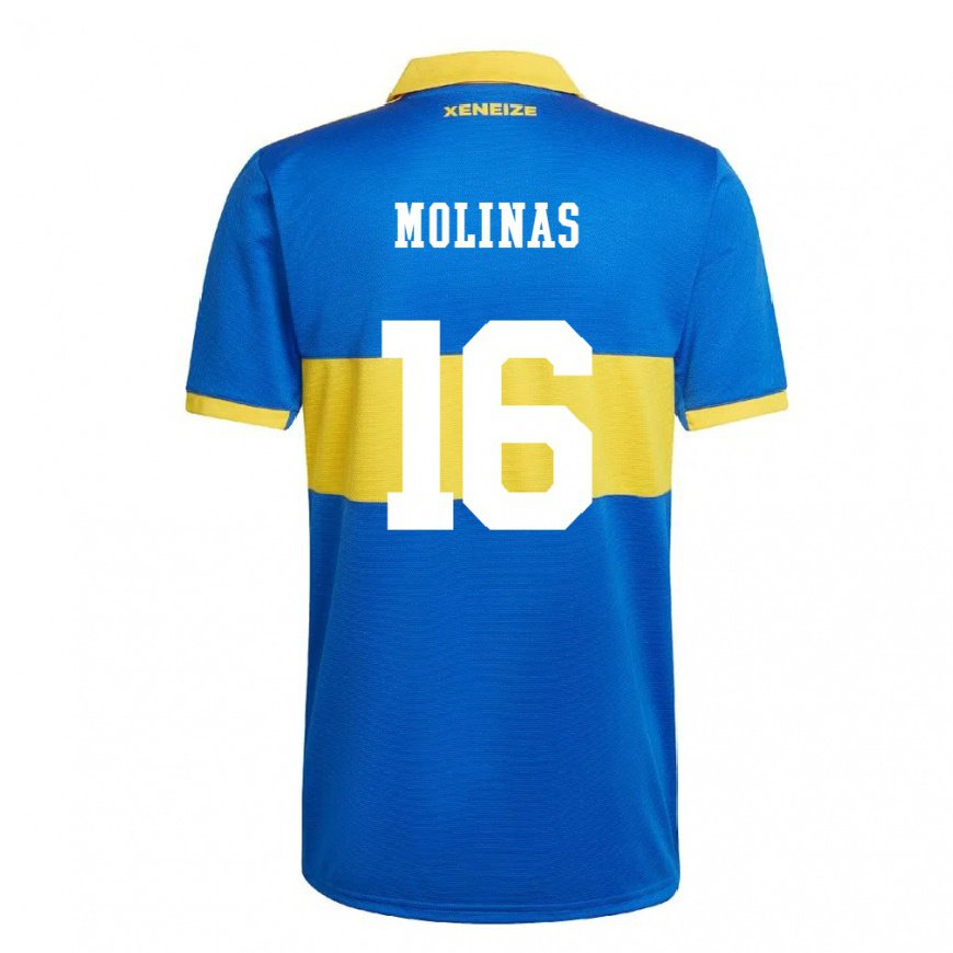 Kandiny Lapset Aaron Molinas #16 Olympiakeltainen Kotipaita 2022/23 Lyhythihainen Paita T-paita