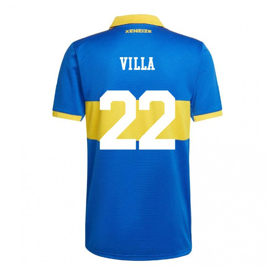 Kandiny Lapset Sebastian Villa #22 Olympiakeltainen Kotipaita 2022/23 Lyhythihainen Paita T-paita