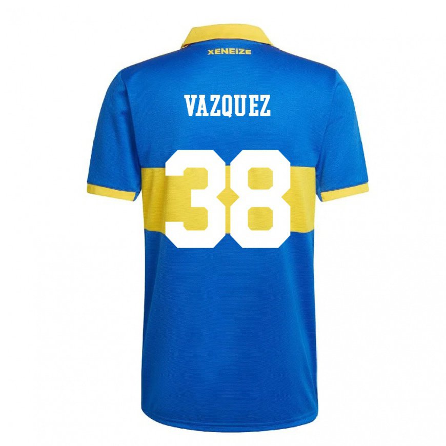 Kandiny Lapset Luis Vazquez #38 Olympiakeltainen Kotipaita 2022/23 Lyhythihainen Paita T-paita