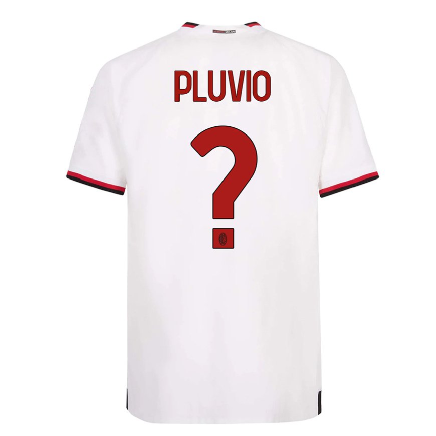 Kandiny Lapset Nicholas Pluvio #0 Valkoinen Punainen Vieraspaita 2022/23 Lyhythihainen Paita T-paita
