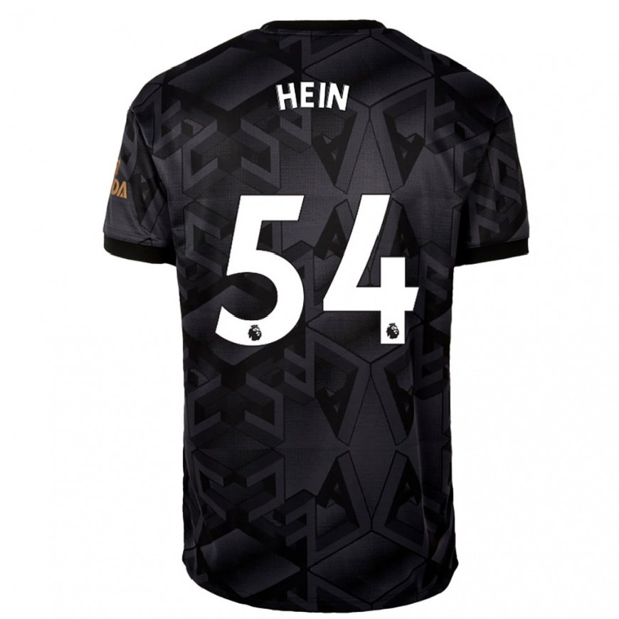 Kandiny Lapset Karl Hein #54 Musta Harmaa Vieraspaita 2022/23 Lyhythihainen Paita T-paita