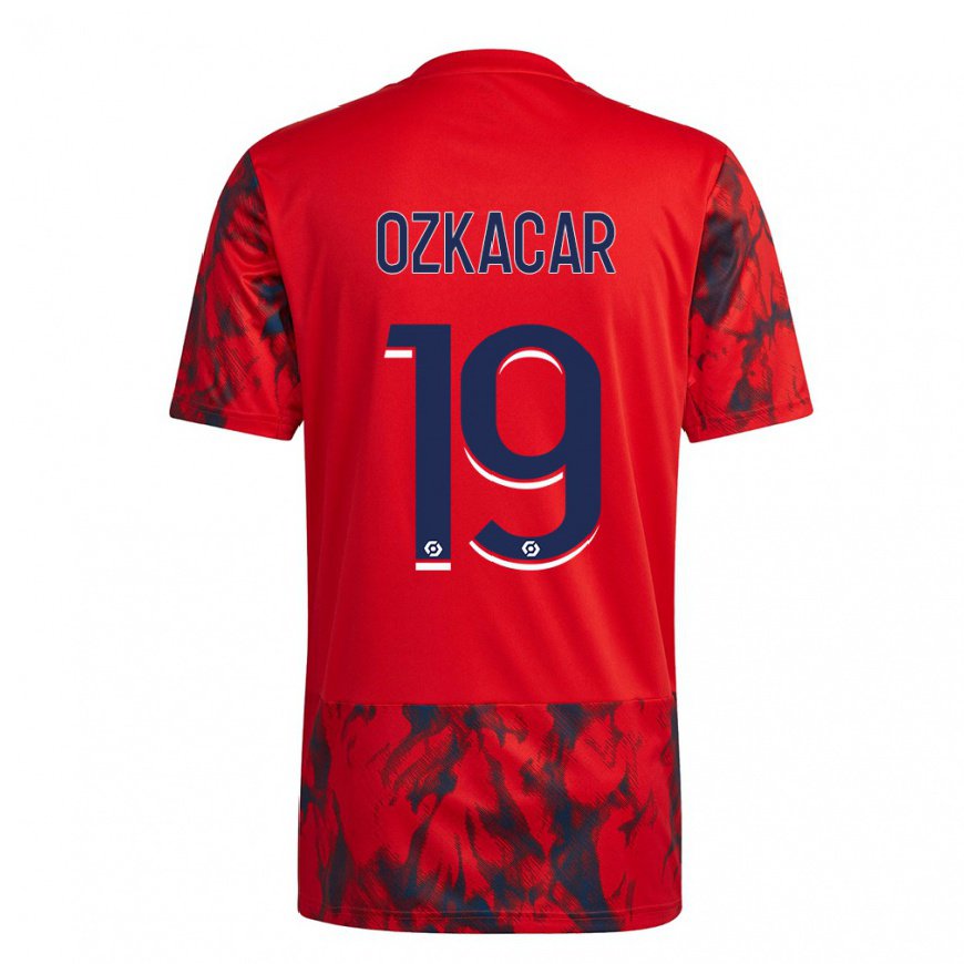 Kandiny Lapset Cenk Ozkacar #19 Punainen Avaruus Vieraspaita 2022/23 Lyhythihainen Paita T-paita