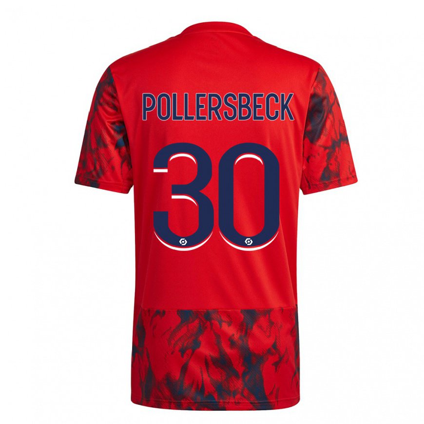 Kandiny Lapset Julian Pollersbeck #30 Punainen Avaruus Vieraspaita 2022/23 Lyhythihainen Paita T-paita