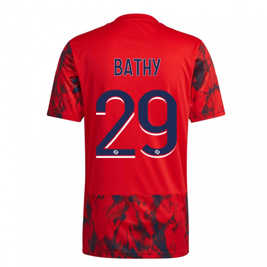 Kandiny Lapset Griedge Mbock Bathy #29 Punainen Avaruus Vieraspaita 2022/23 Lyhythihainen Paita T-paita