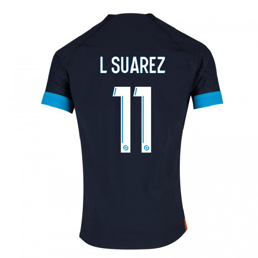 Kandiny Lapset Luis Suarez #11 Musta Olympia Vieraspaita 2022/23 Lyhythihainen Paita T-paita