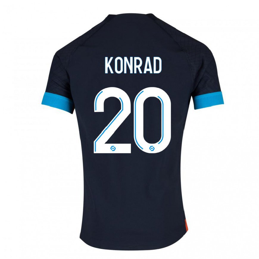 Kandiny Lapset Konrad de la Fuente #20 Musta Olympia Vieraspaita 2022/23 Lyhythihainen Paita T-paita