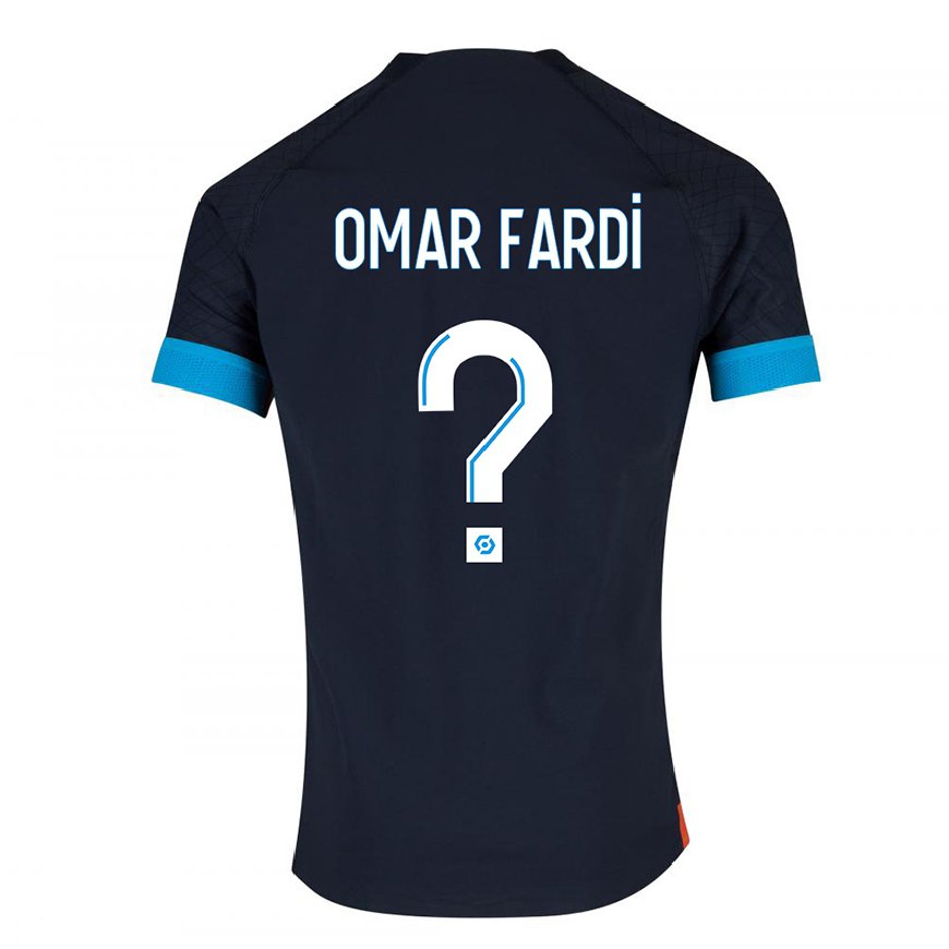 Kandiny Lapset El Omar Fardi #0 Musta Olympia Vieraspaita 2022/23 Lyhythihainen Paita T-paita