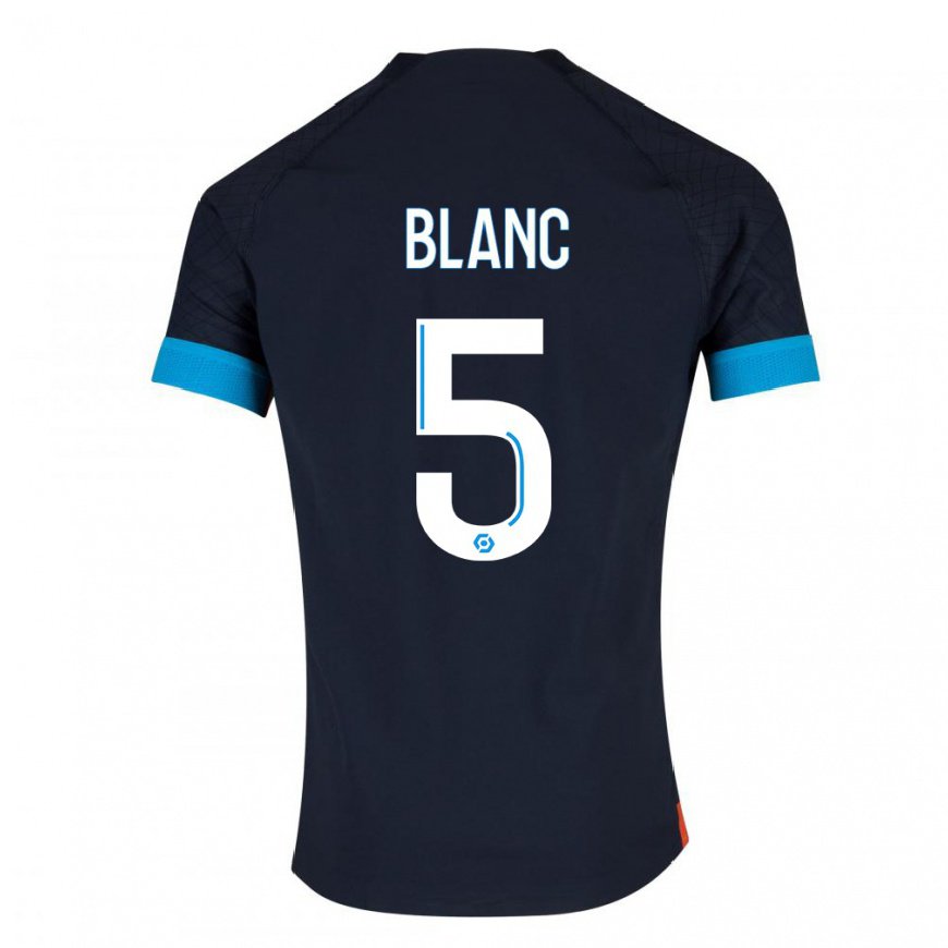 Kandiny Lapset Amandine Blanc #5 Musta Olympia Vieraspaita 2022/23 Lyhythihainen Paita T-paita