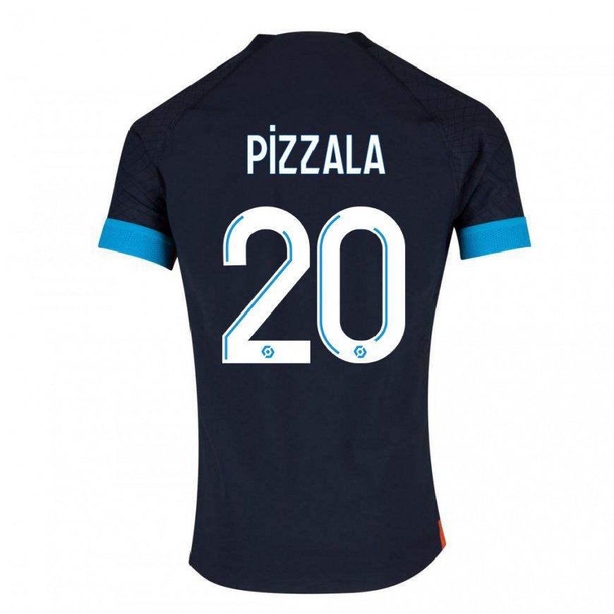 Kandiny Lapset Caroline Pizzala #20 Musta Olympia Vieraspaita 2022/23 Lyhythihainen Paita T-paita