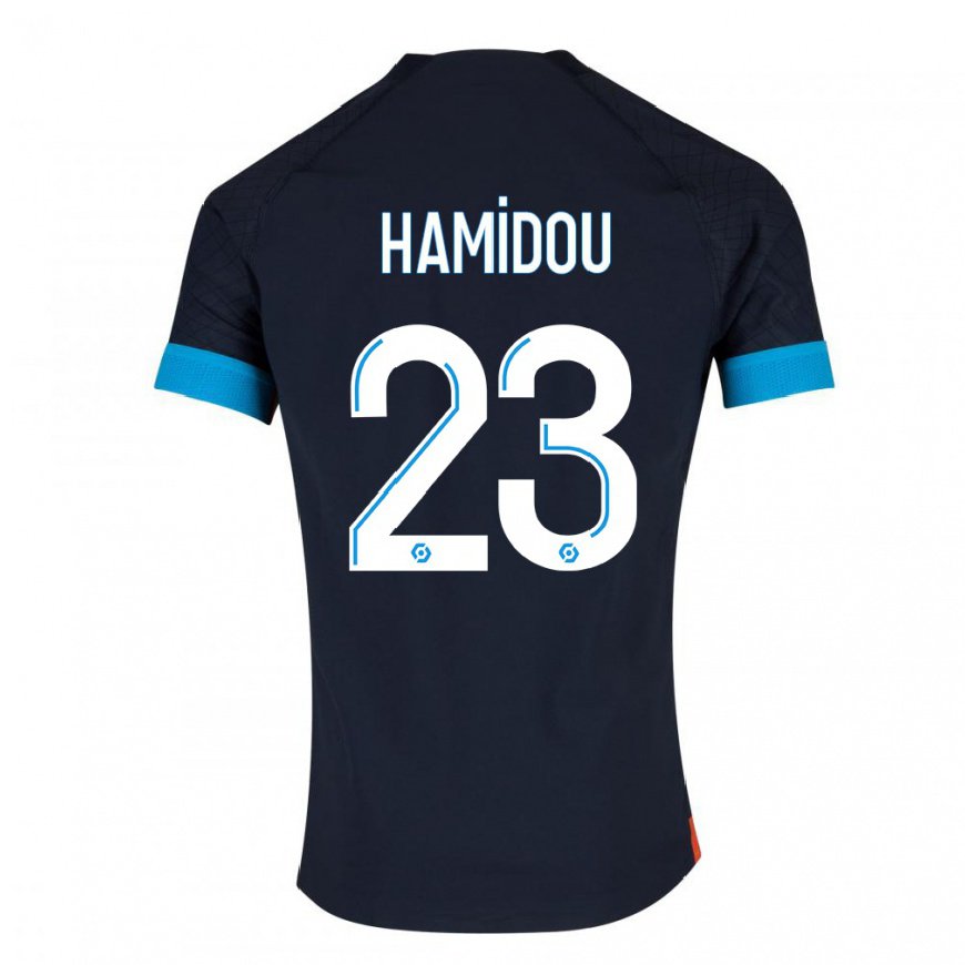 Kandiny Lapset Jamila Hamidou #23 Musta Olympia Vieraspaita 2022/23 Lyhythihainen Paita T-paita