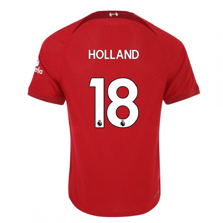 Kandiny Miesten Ceri Holland #18 Tummanpunainen Kotipaita 2022/23 Lyhythihainen Paita T-paita