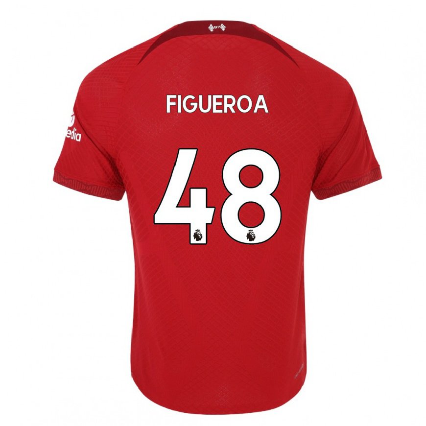 Kandiny Miesten Keyrol Figueroa #48 Tummanpunainen Kotipaita 2022/23 Lyhythihainen Paita T-paita