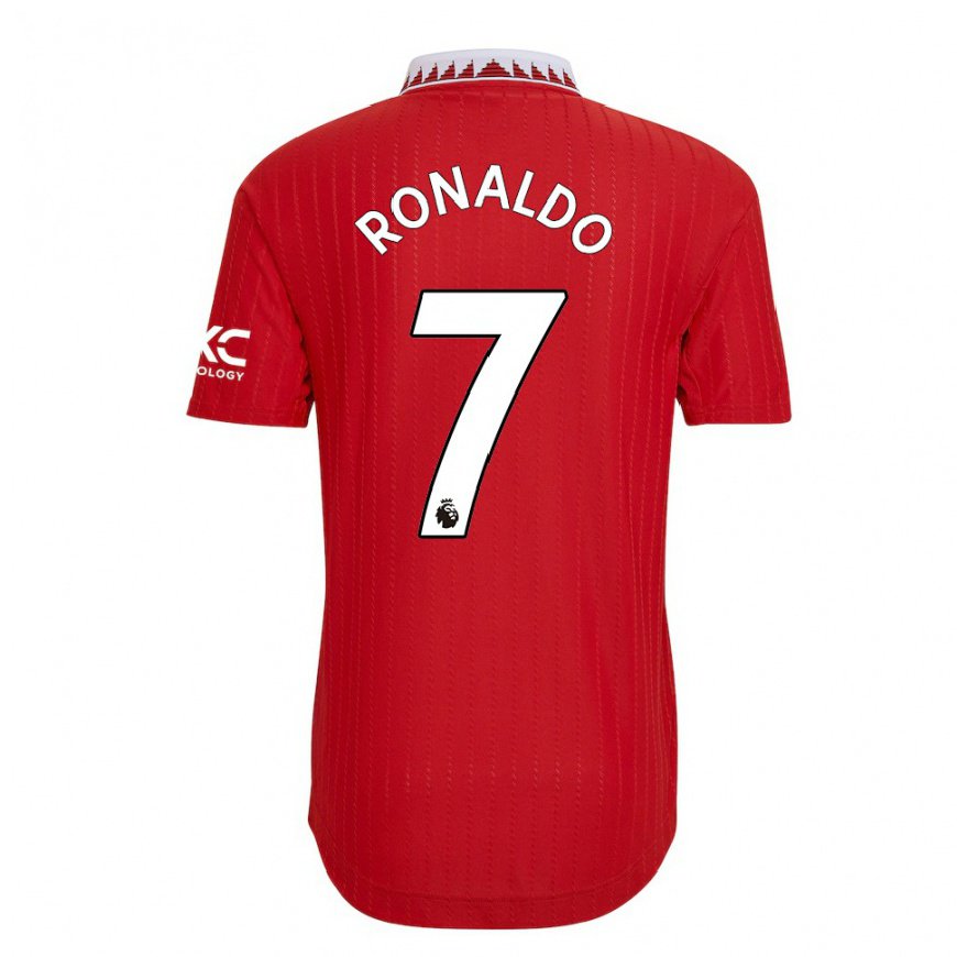 Kandiny Miesten Cristiano Ronaldo #7 Punainen Kotipaita 2022/23 Lyhythihainen Paita T-paita