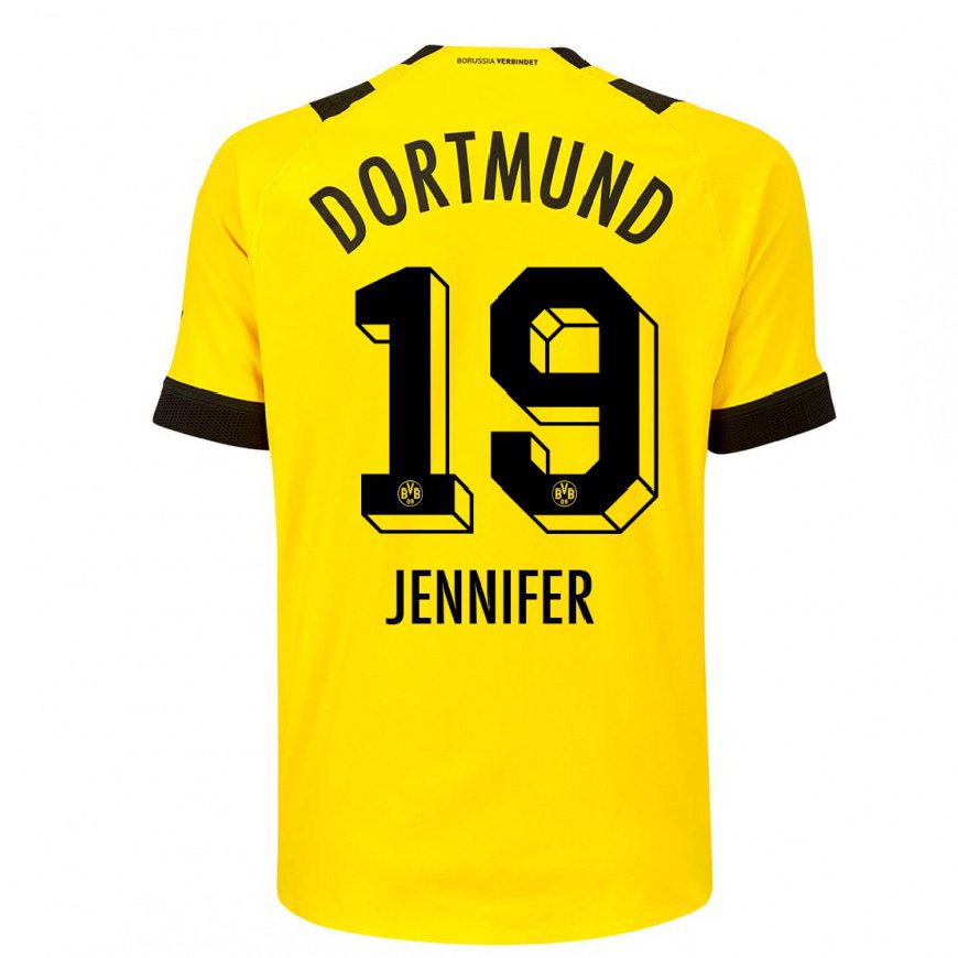 Kandiny Miesten Gutierrez Bermejo Jennifer #19 Keltainen Kotipaita 2022/23 Lyhythihainen Paita T-paita