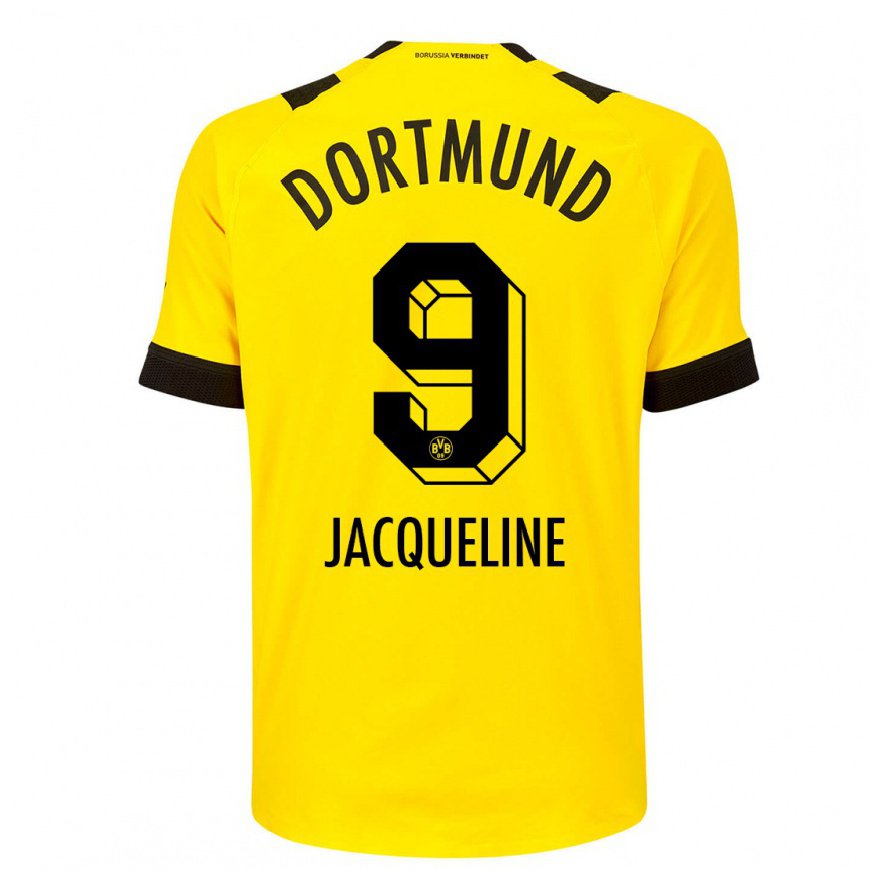 Kandiny Miesten Moreno Jacqueline #9 Keltainen Kotipaita 2022/23 Lyhythihainen Paita T-paita