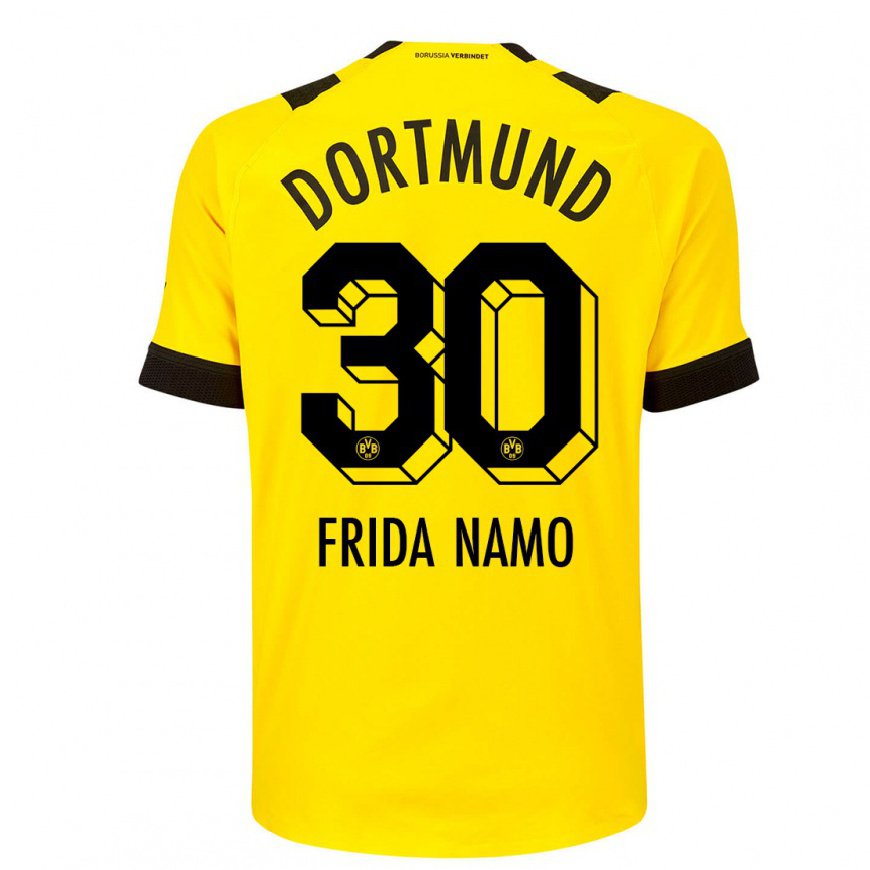 Kandiny Miesten Ronning Frida Namo #30 Keltainen Kotipaita 2022/23 Lyhythihainen Paita T-paita