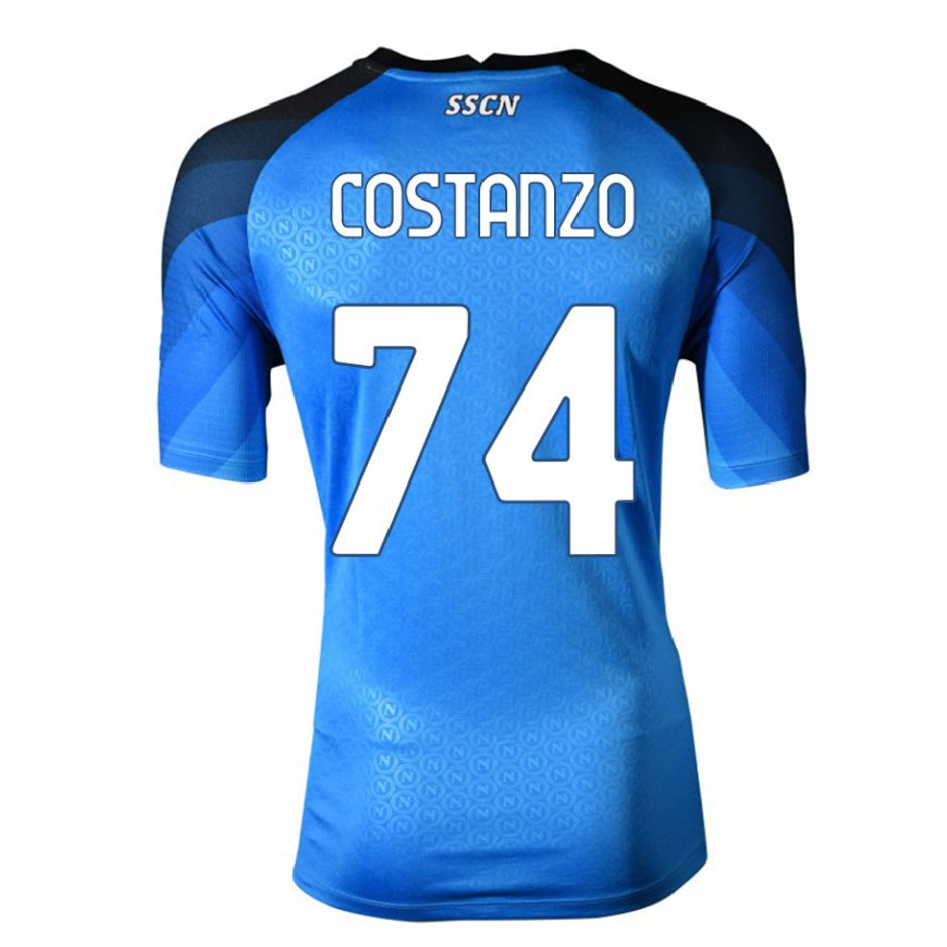 Kandiny Miesten Davide Costanzo #74 Tummansininen Harmaa Kotipaita 2022/23 Lyhythihainen Paita T-paita