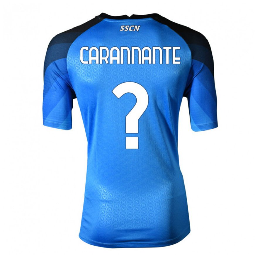 Kandiny Miesten Lorenzo Carannante #0 Tummansininen Harmaa Kotipaita 2022/23 Lyhythihainen Paita T-paita