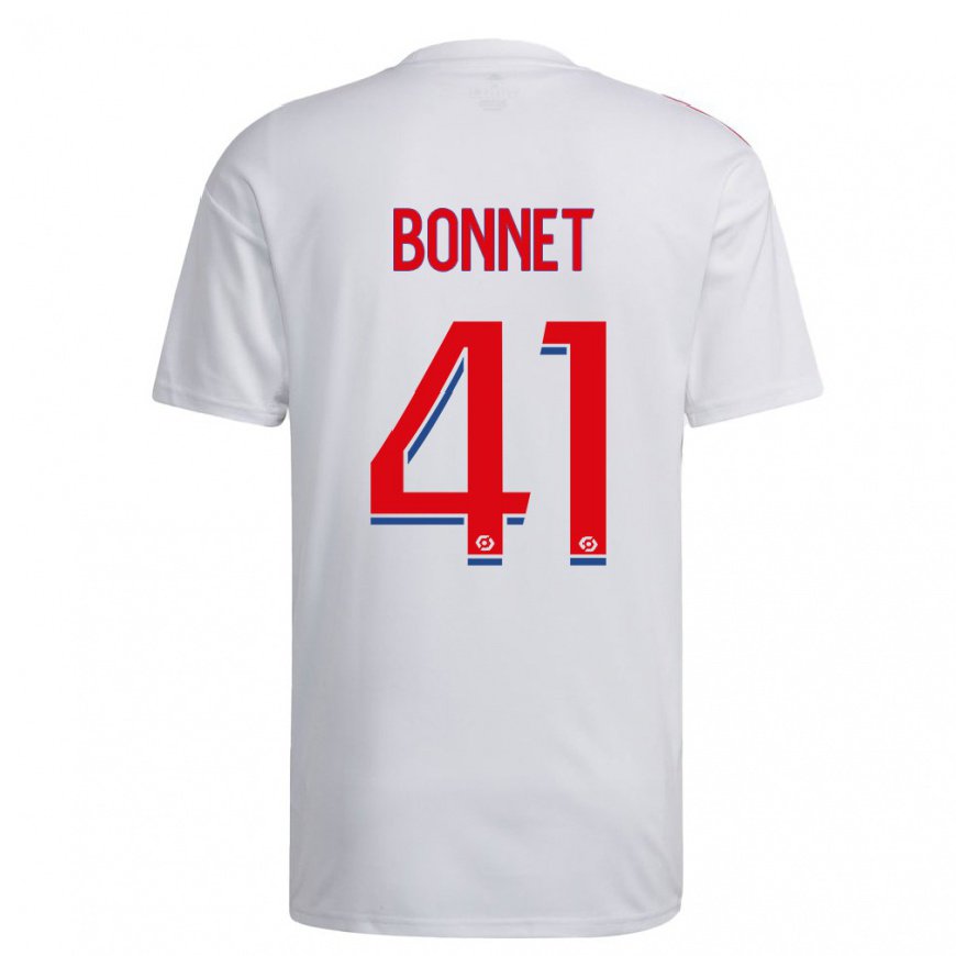 Kandiny Miesten Noam Bonnet #41 Valkoinen Sininen Punainen Kotipaita 2022/23 Lyhythihainen Paita T-paita