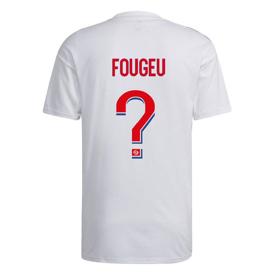 Kandiny Miesten Breyton Fougeu #0 Valkoinen Sininen Punainen Kotipaita 2022/23 Lyhythihainen Paita T-paita