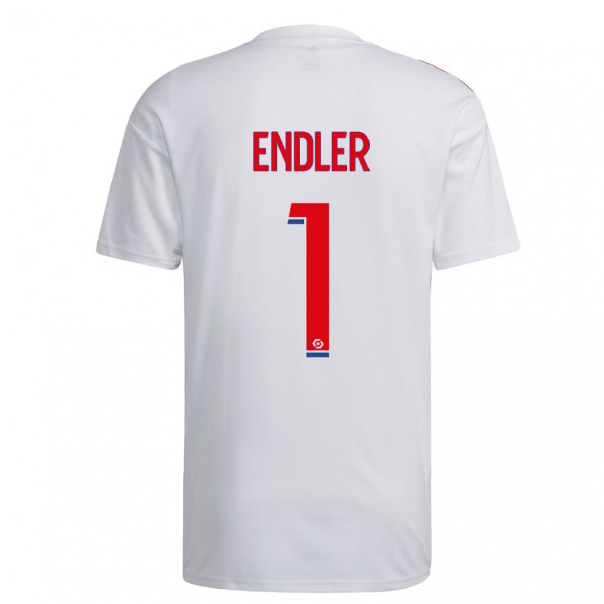 Kandiny Miesten Christiane Endler #1 Valkoinen Sininen Punainen Kotipaita 2022/23 Lyhythihainen Paita T-paita