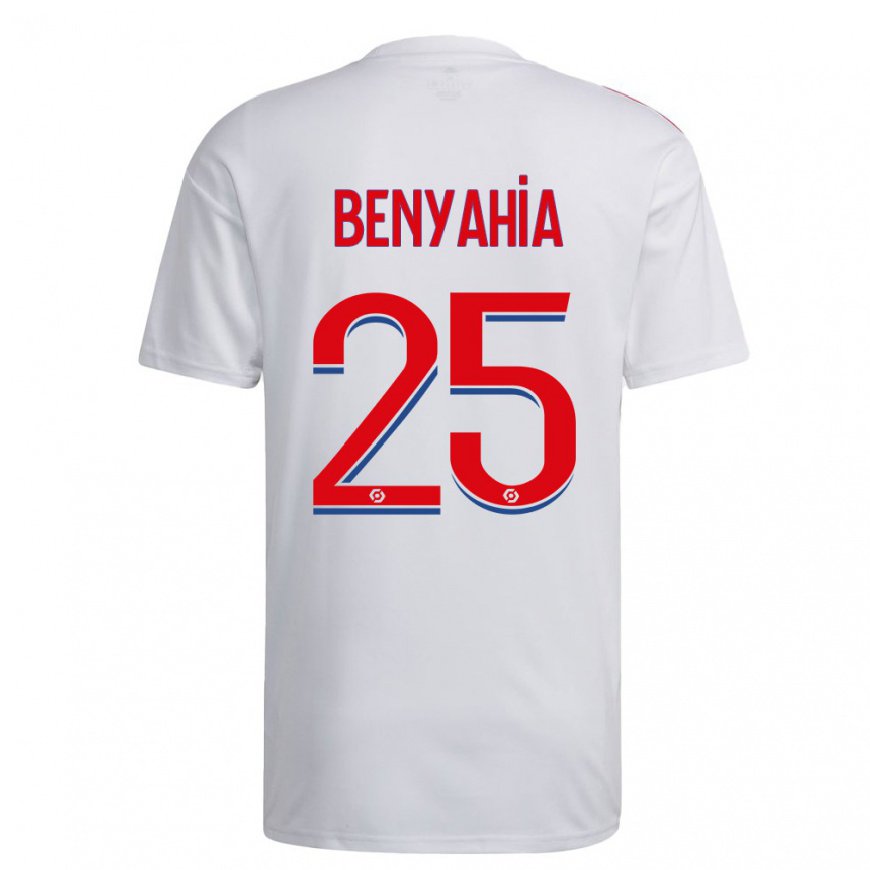 Kandiny Miesten Ines Benyahia #25 Valkoinen Sininen Punainen Kotipaita 2022/23 Lyhythihainen Paita T-paita