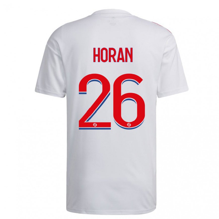 Kandiny Miesten Lindsey Horan #26 Valkoinen Sininen Punainen Kotipaita 2022/23 Lyhythihainen Paita T-paita