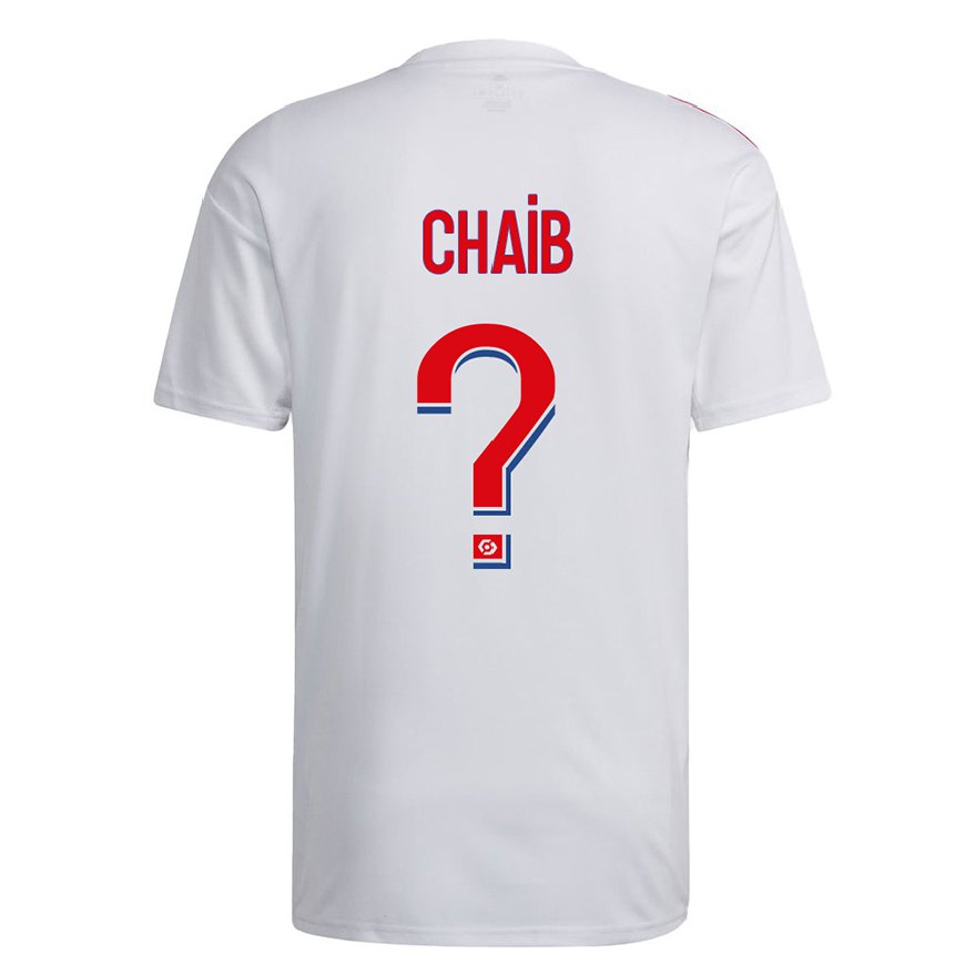Kandiny Miesten Yacine Chaib #0 Valkoinen Sininen Punainen Kotipaita 2022/23 Lyhythihainen Paita T-paita