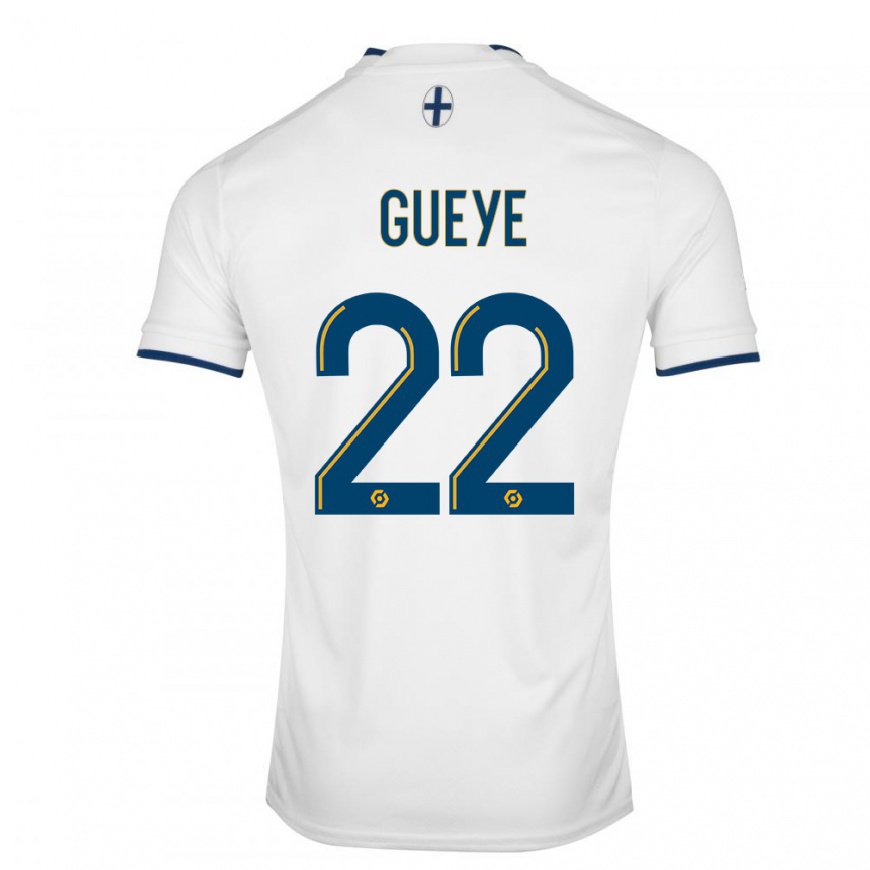 Kandiny Miesten Pape Gueye #22 Valkoinen Safiiri Kotipaita 2022/23 Lyhythihainen Paita T-paita