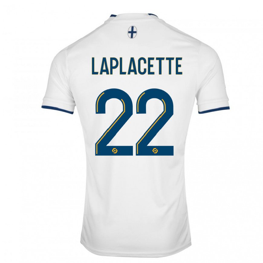 Kandiny Miesten Tess Laplacette #22 Valkoinen Safiiri Kotipaita 2022/23 Lyhythihainen Paita T-paita