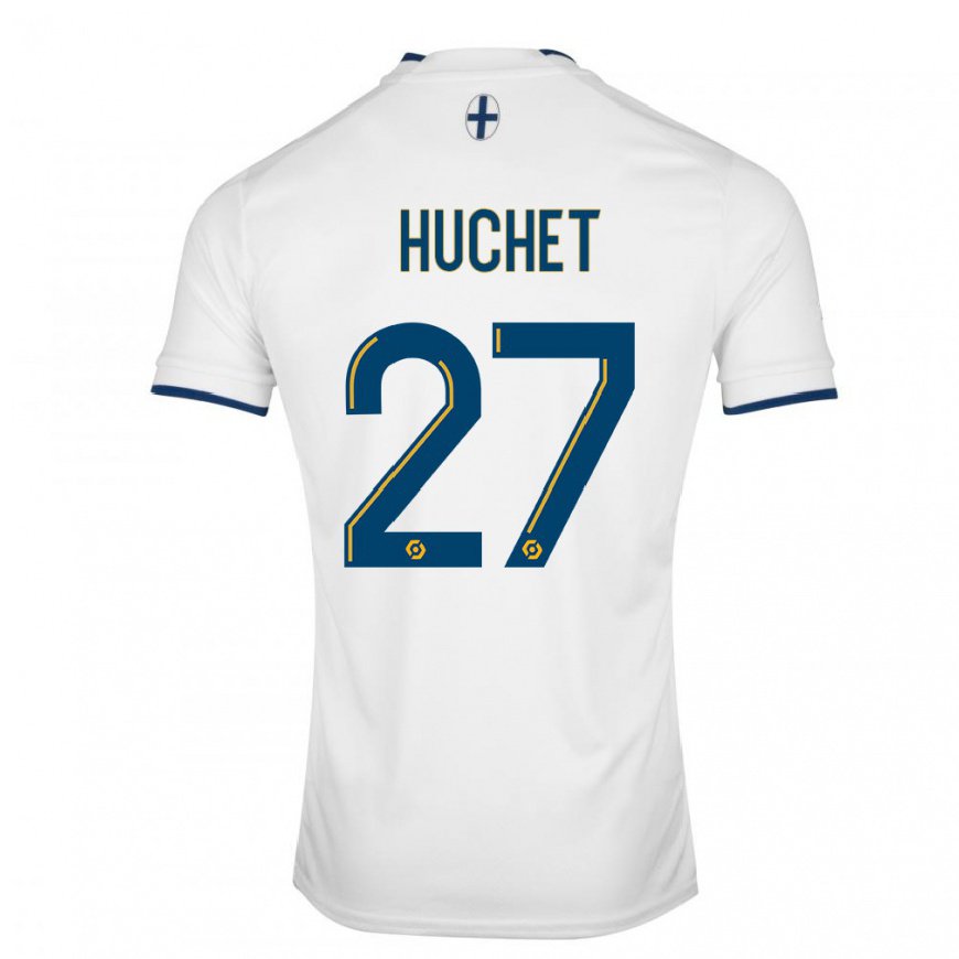 Kandiny Miesten Sarah Huchet #27 Valkoinen Safiiri Kotipaita 2022/23 Lyhythihainen Paita T-paita