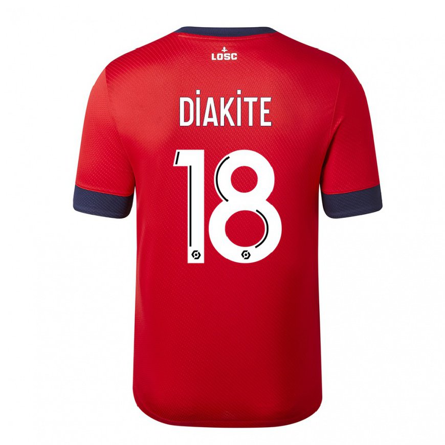 Kandiny Miesten Bafode Diakite #18 Punainen Karkki Omena Kotipaita 2022/23 Lyhythihainen Paita T-paita